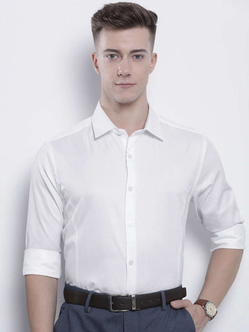 Shop Men Slim Fit Luxe Formal Shirt Online.