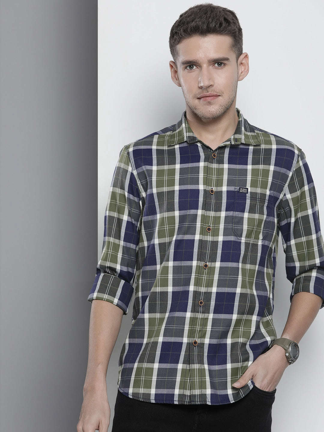 Shop Men Check Shirt Online.