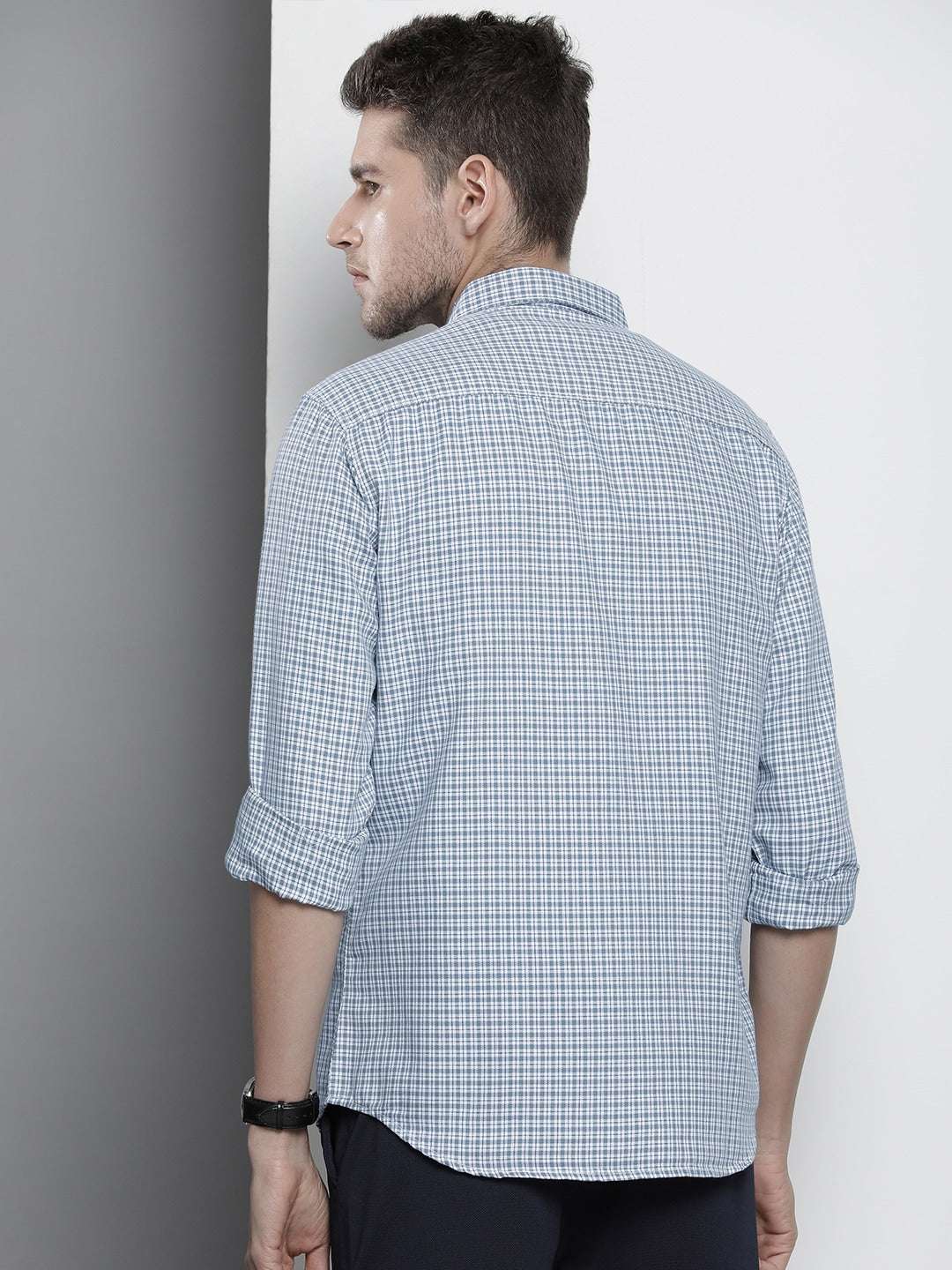 Shop Men Checked Shirt Online.