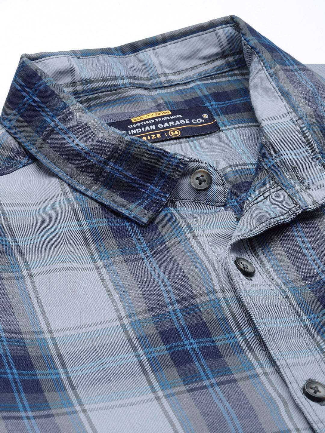 Shop Men's Checked Slim Fit Shirt Online.