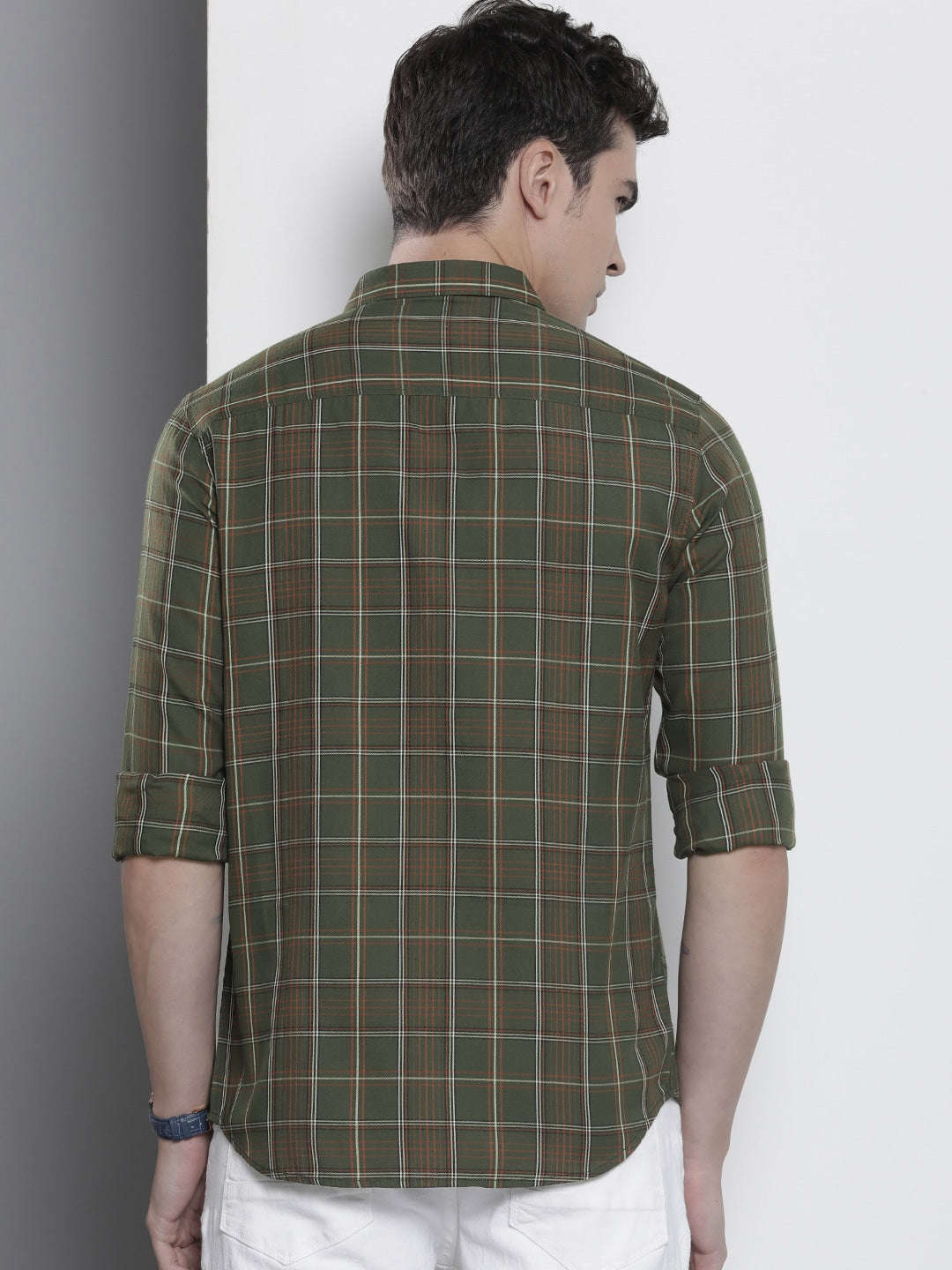 Shop Men Checked Shirt Online.