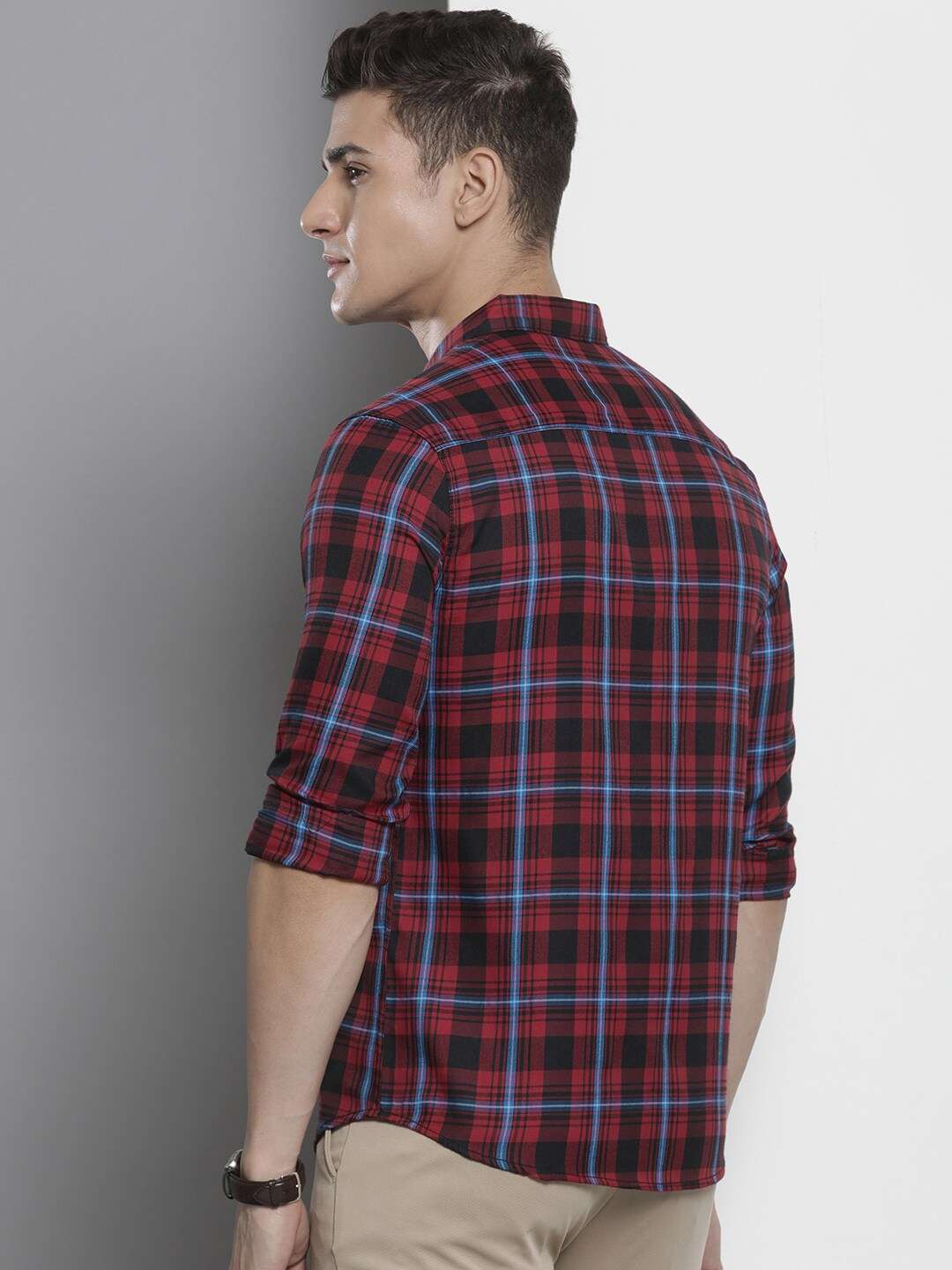 Shop Men Checkered Shirt Online.