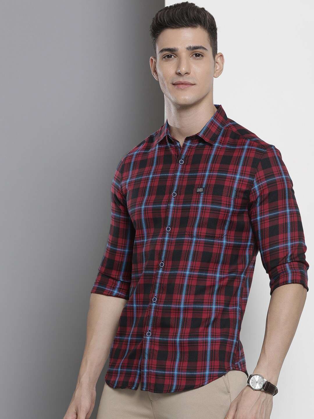 Shop Men Checkered Shirt Online.