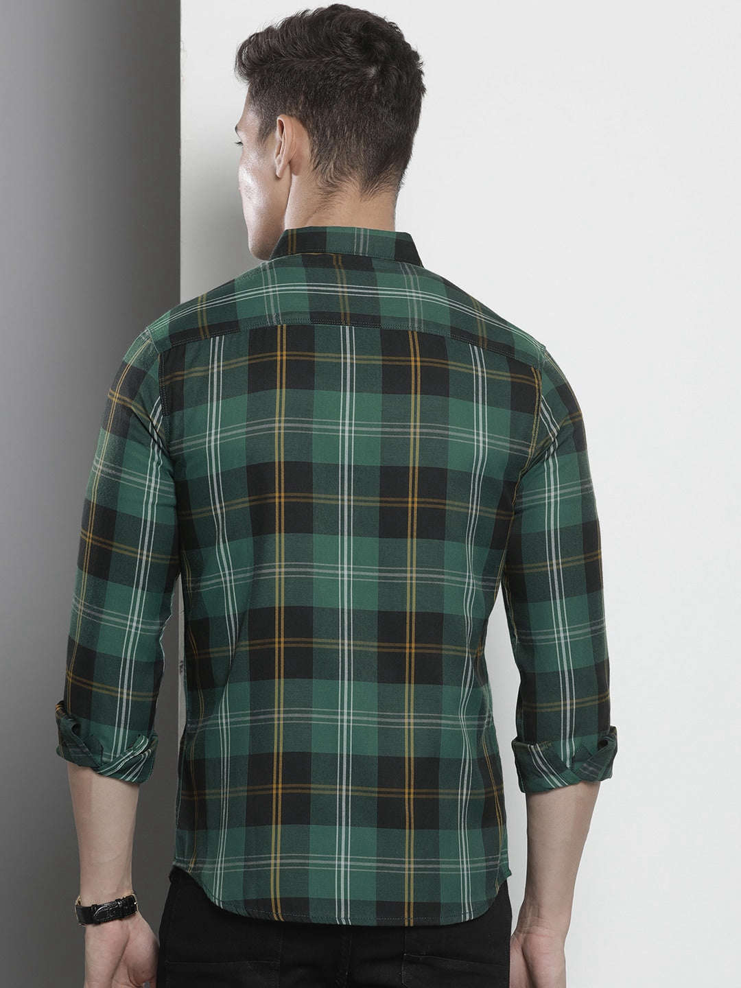 Shop Men Checked Shirt Online.