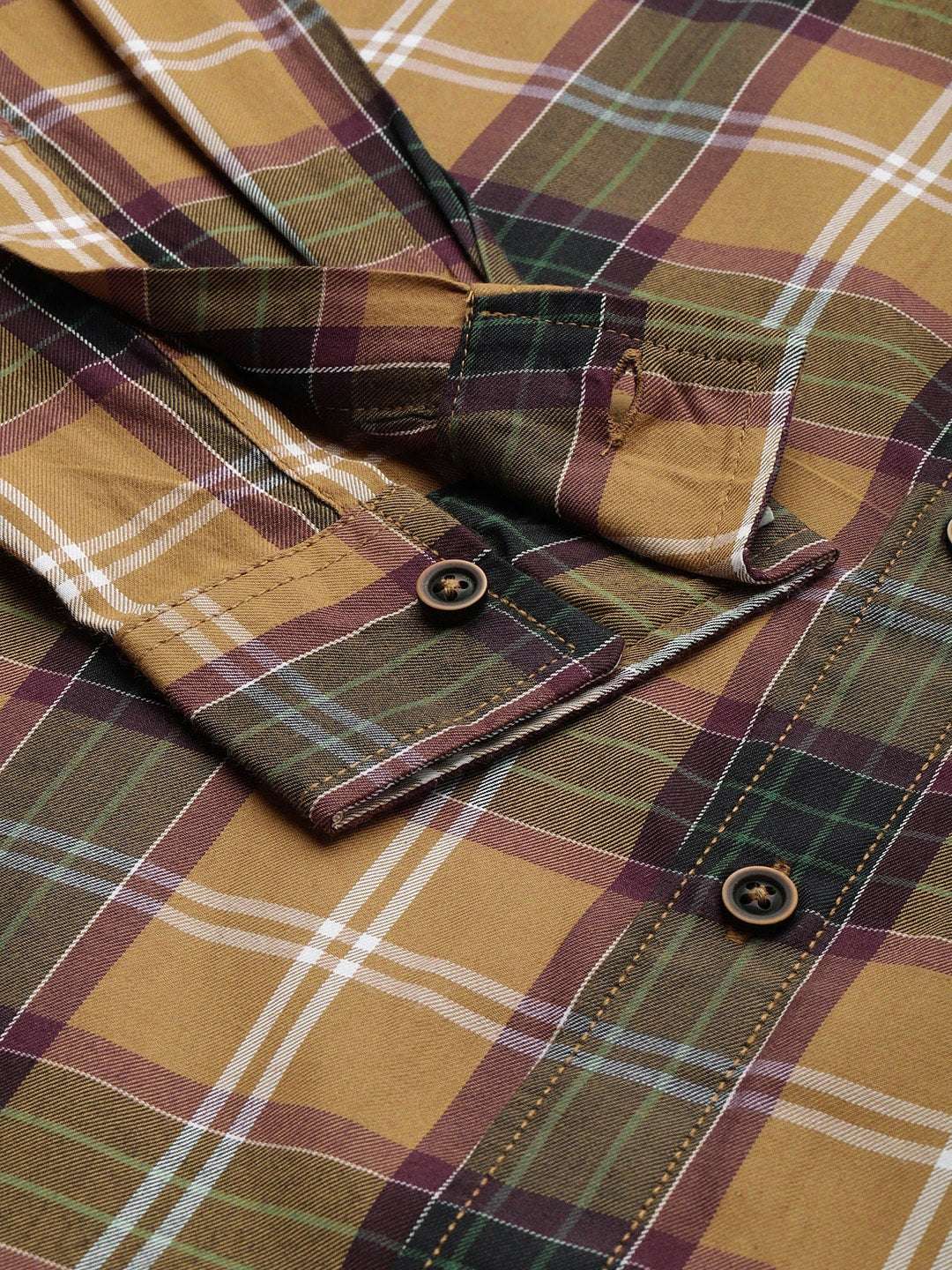 Shop Men Checked Shirt Online.