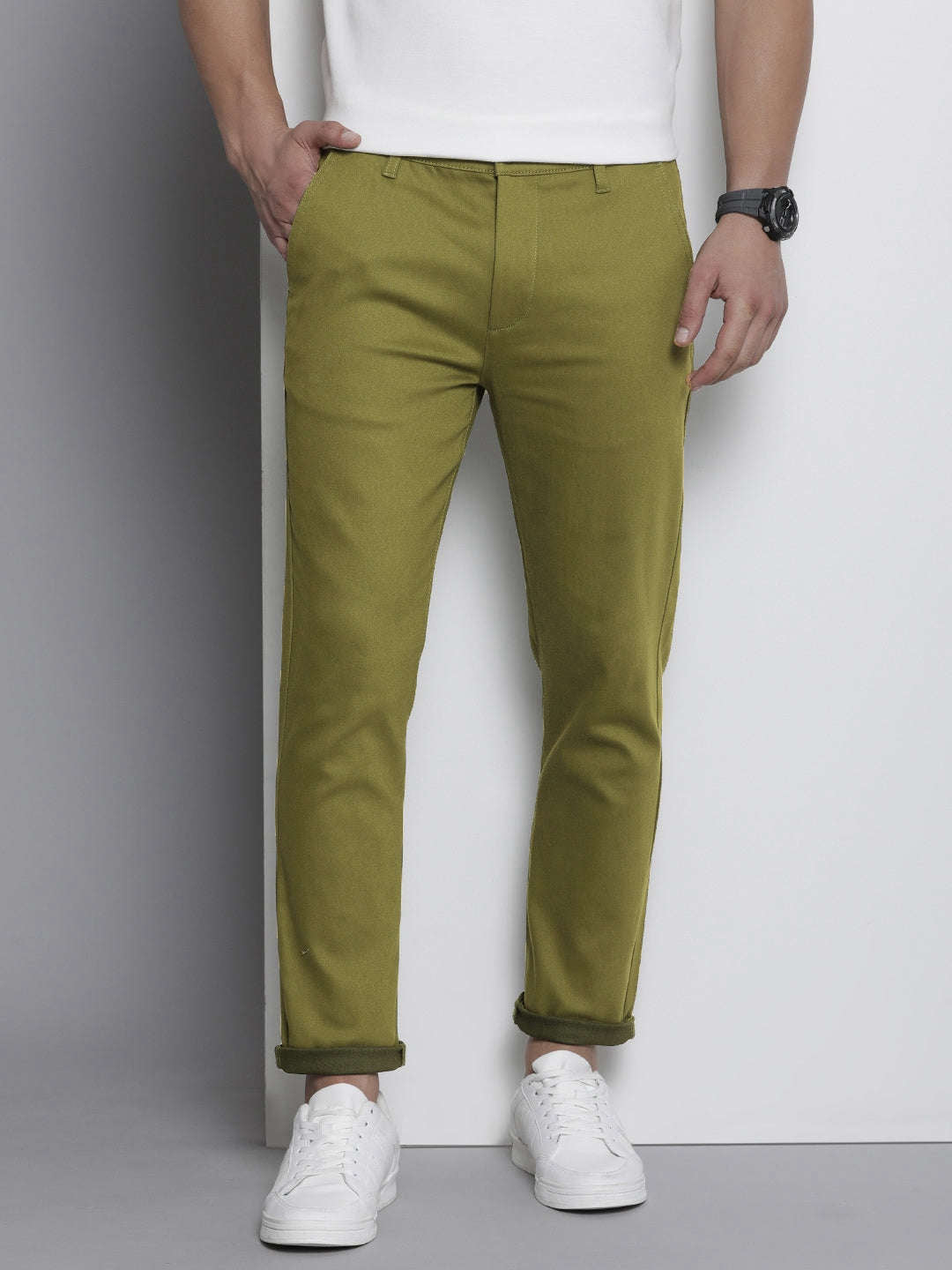 Shop Men Satin Chino Online.