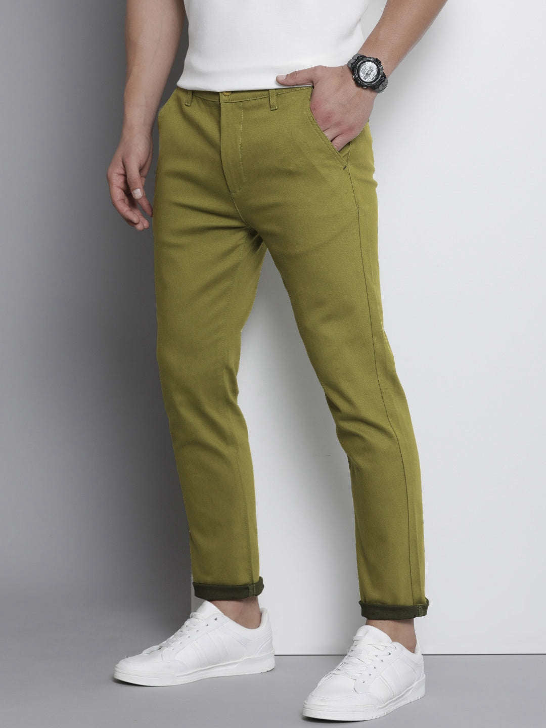 Shop Men Satin Chino Online.