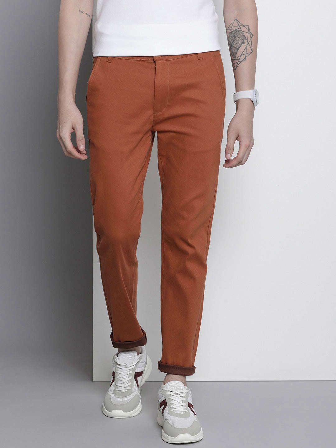 Shop Men Satin Chino Online.