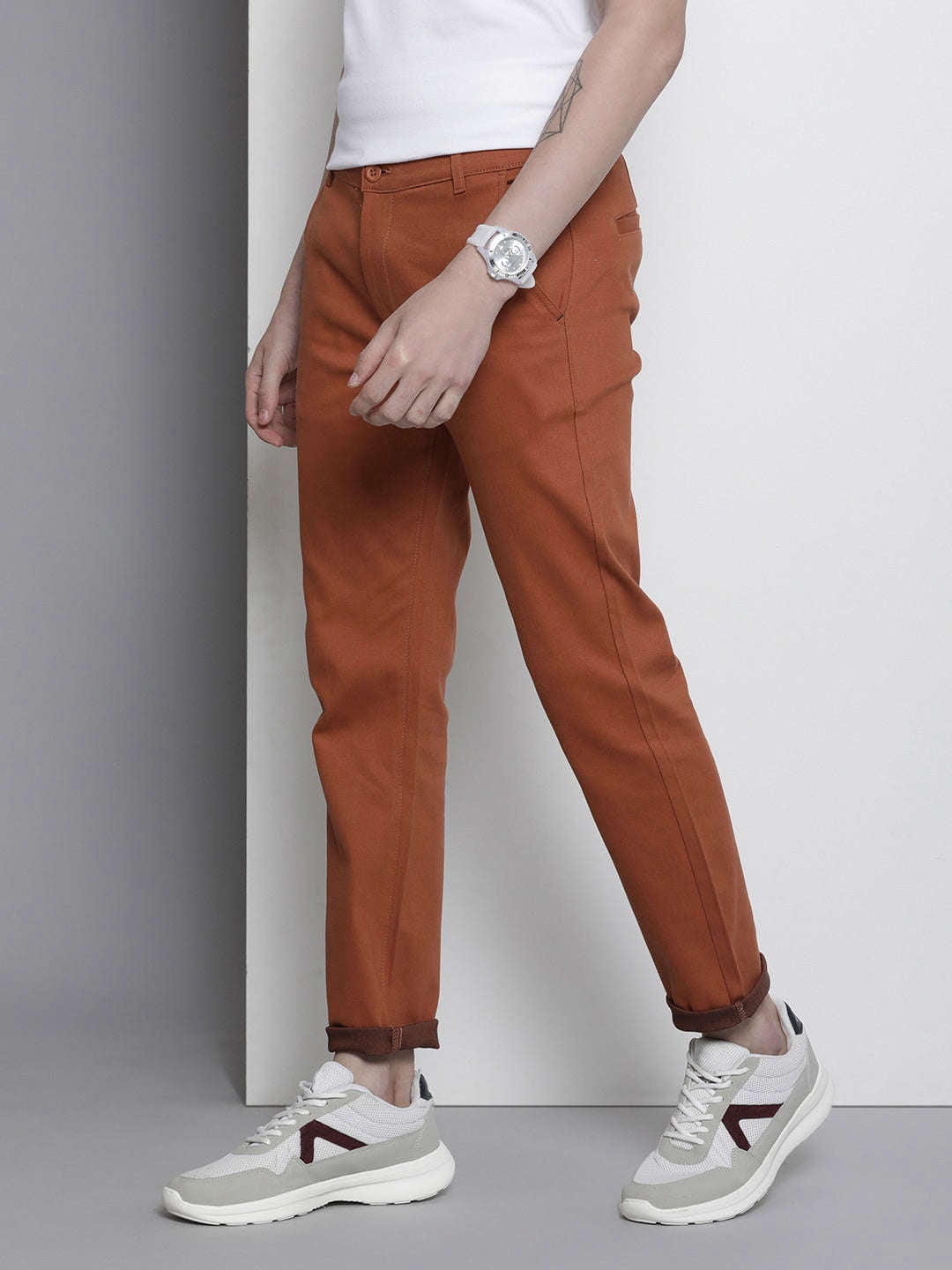 Shop Men Satin Chino Online.