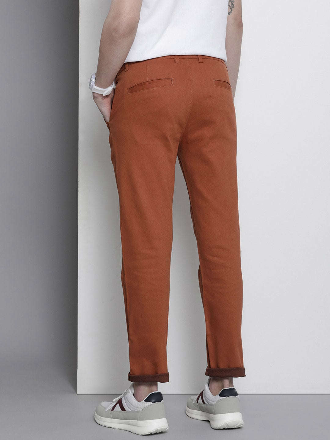 Shop Men Satin Chino Online.