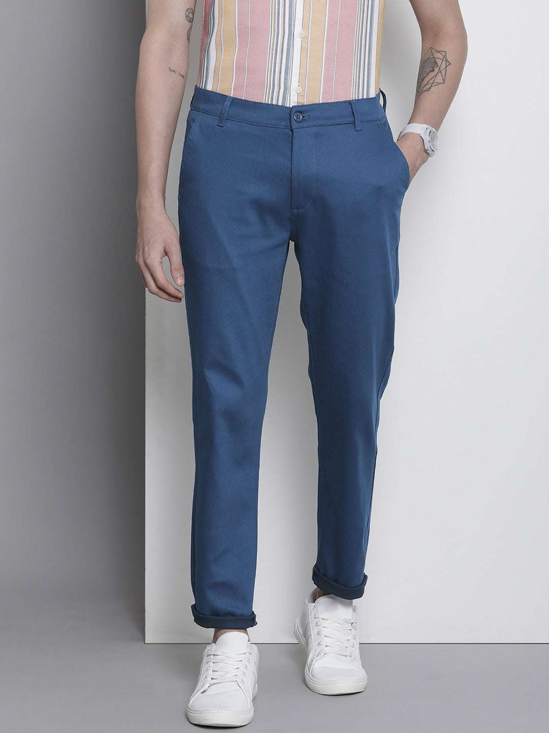 Shop Men Satin Chino Online.