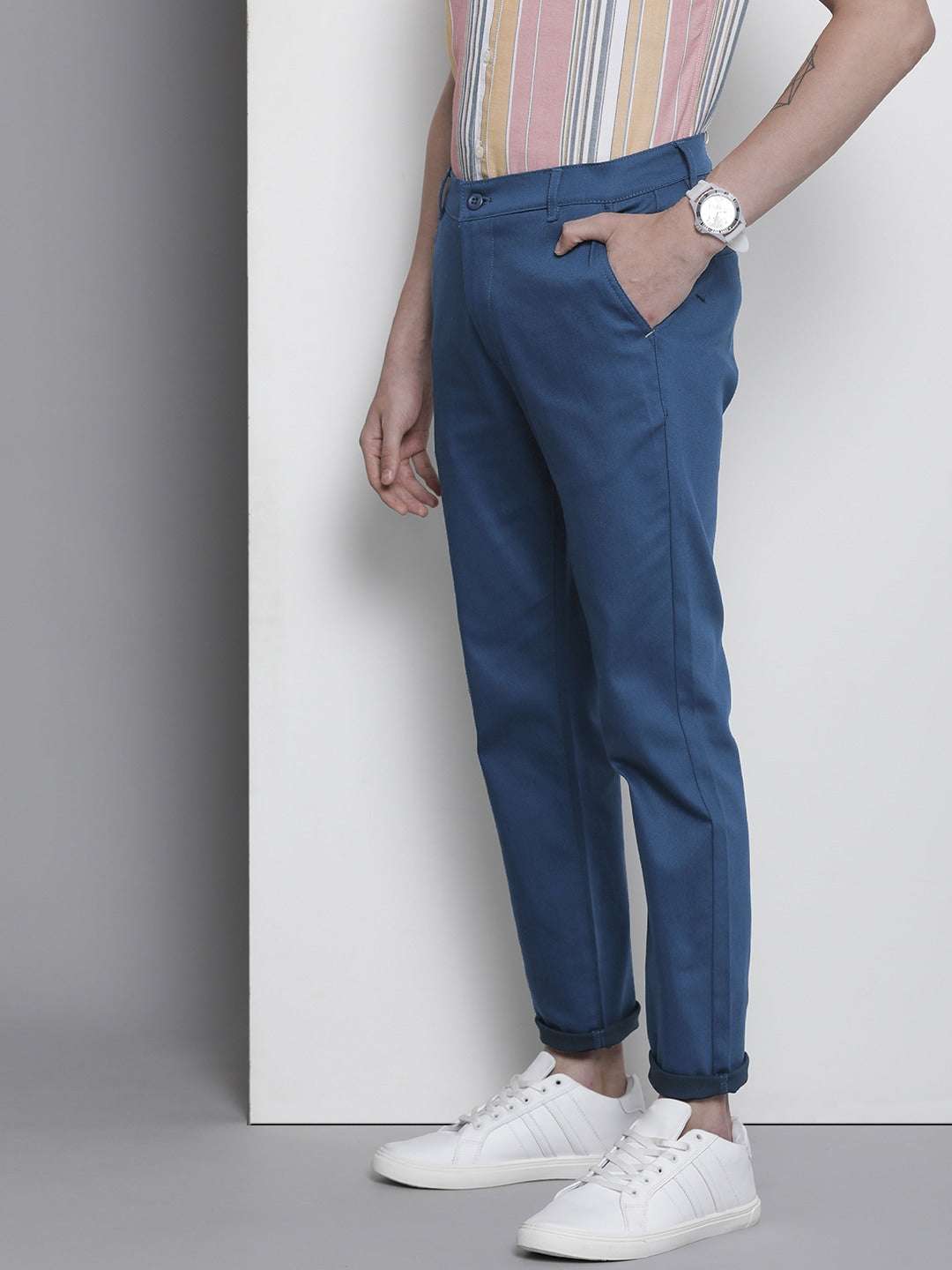 Shop Men Satin Chino Online.