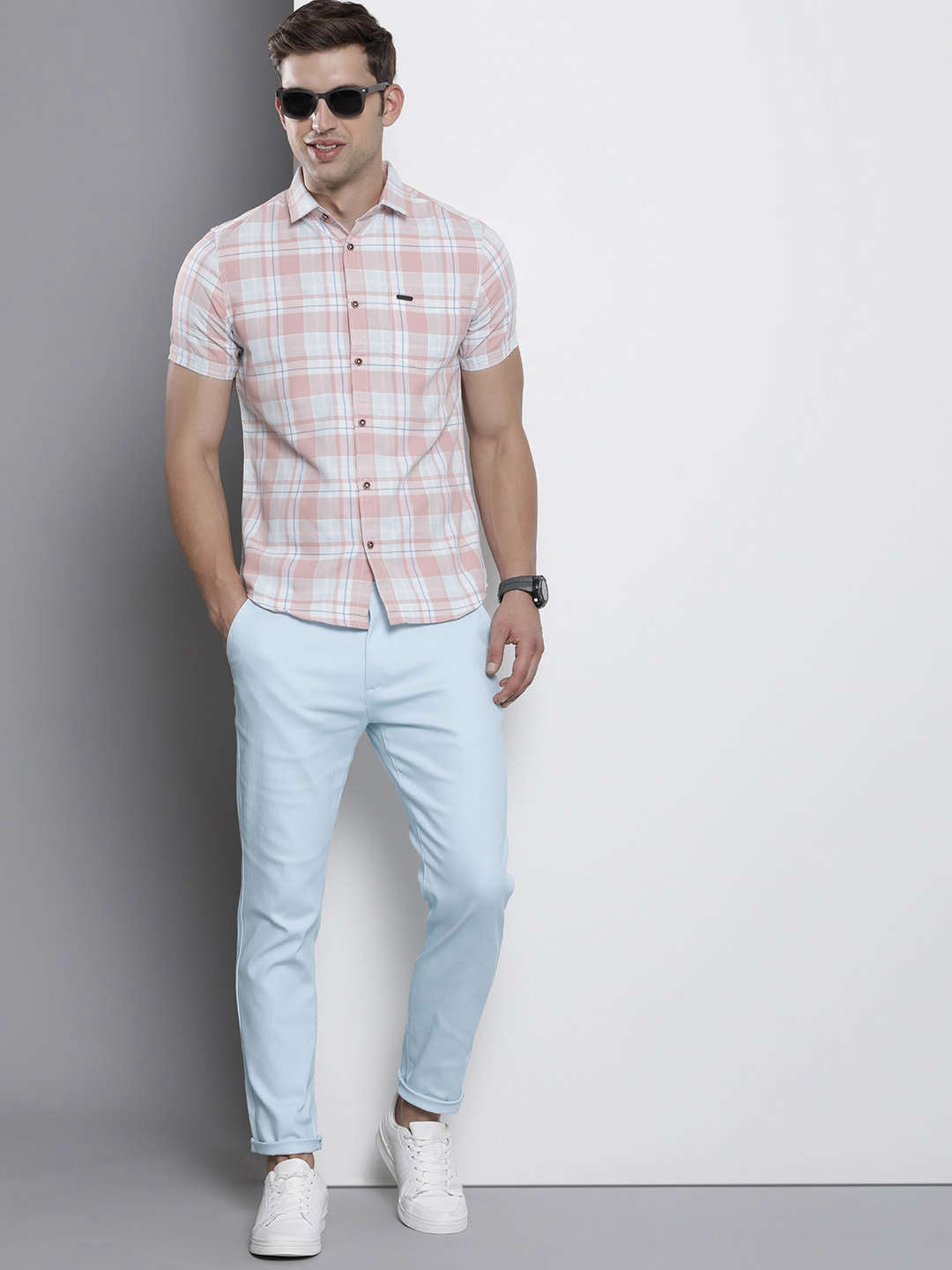 Shop Men Satin Chino Online.