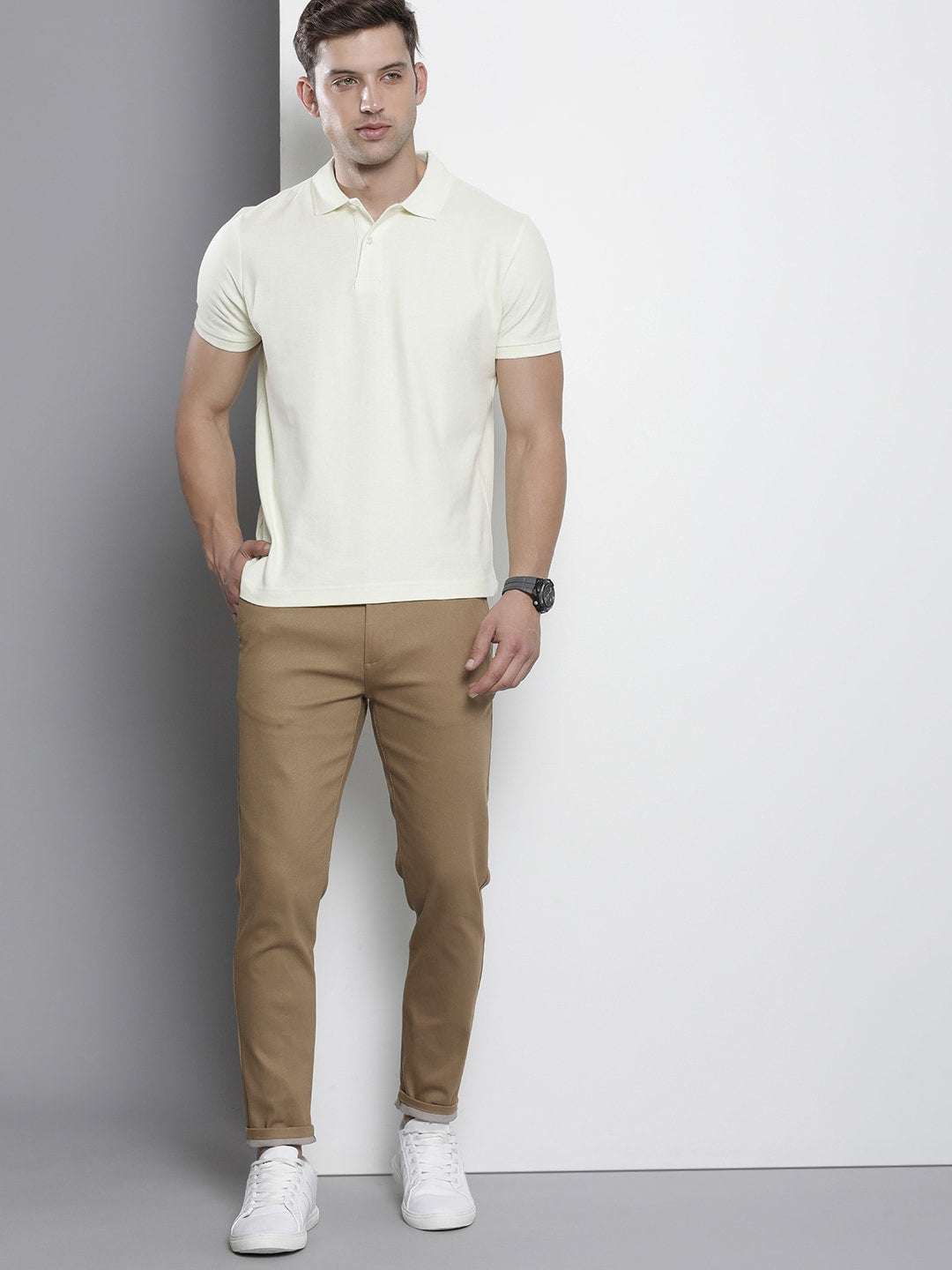 Shop Men Satin Chino Online.