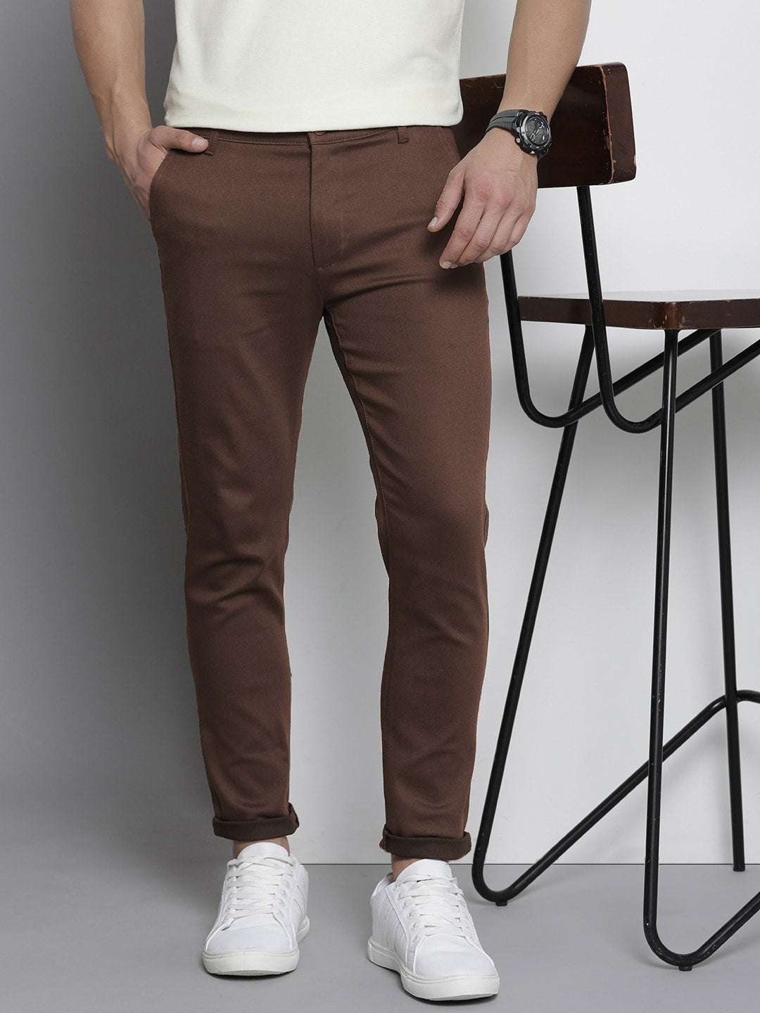 Shop Men Satin Chino Online.