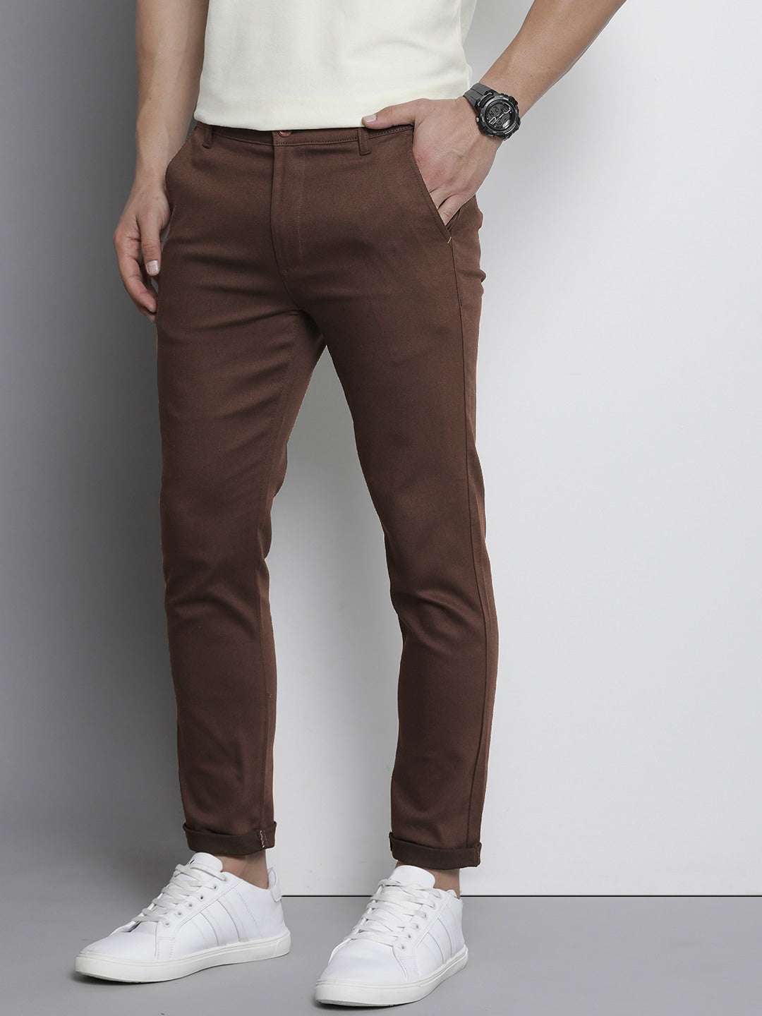 Shop Men Satin Chino Online.