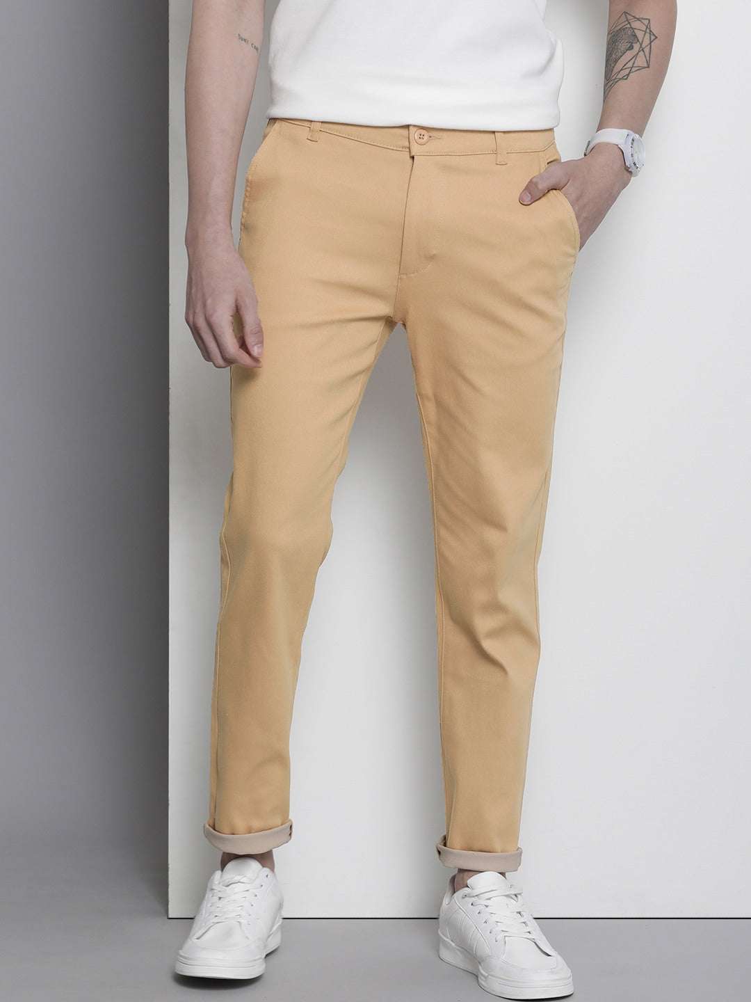 Shop Men Satin Chino Online.