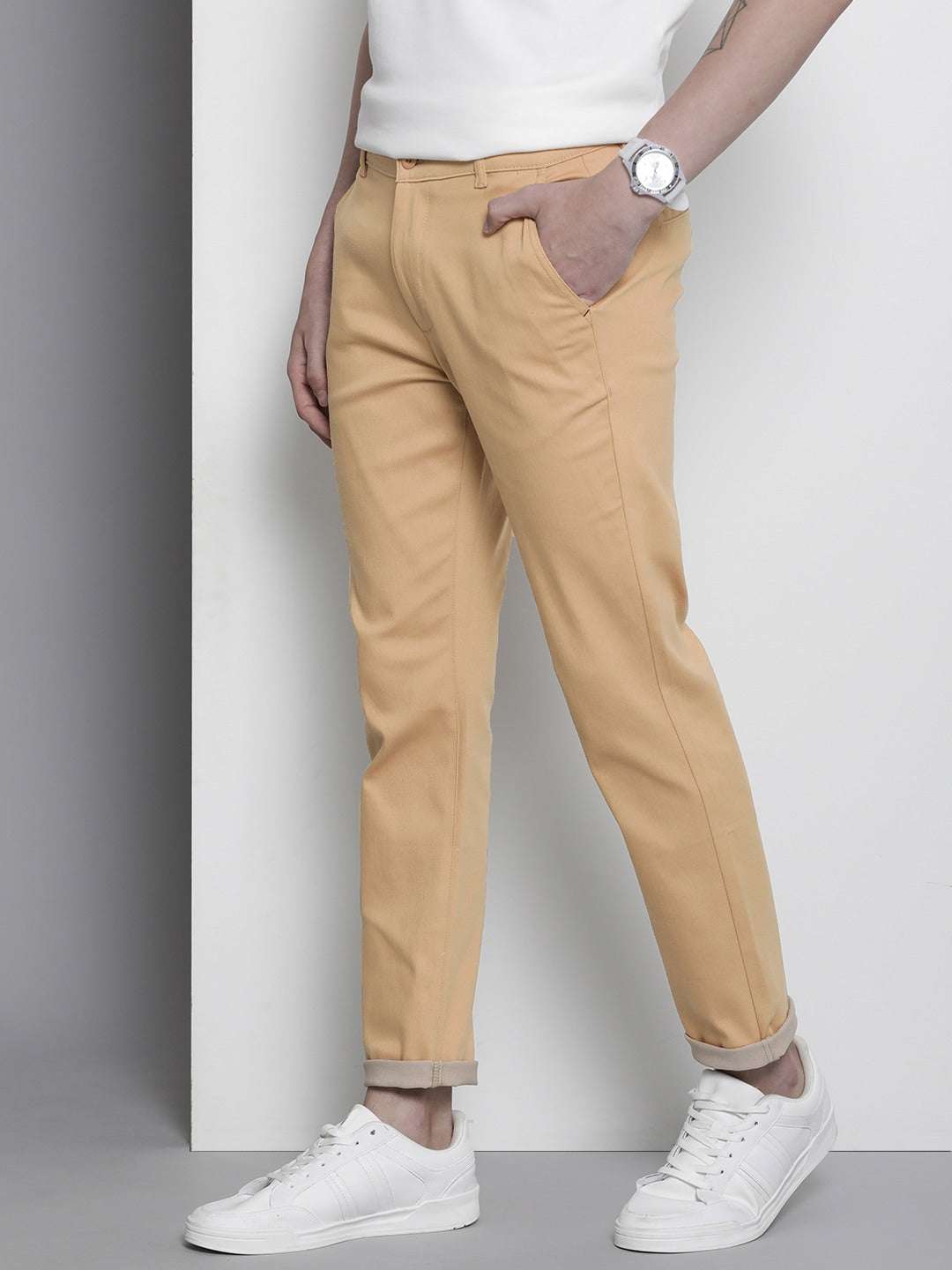 Shop Men Satin Chino Online.