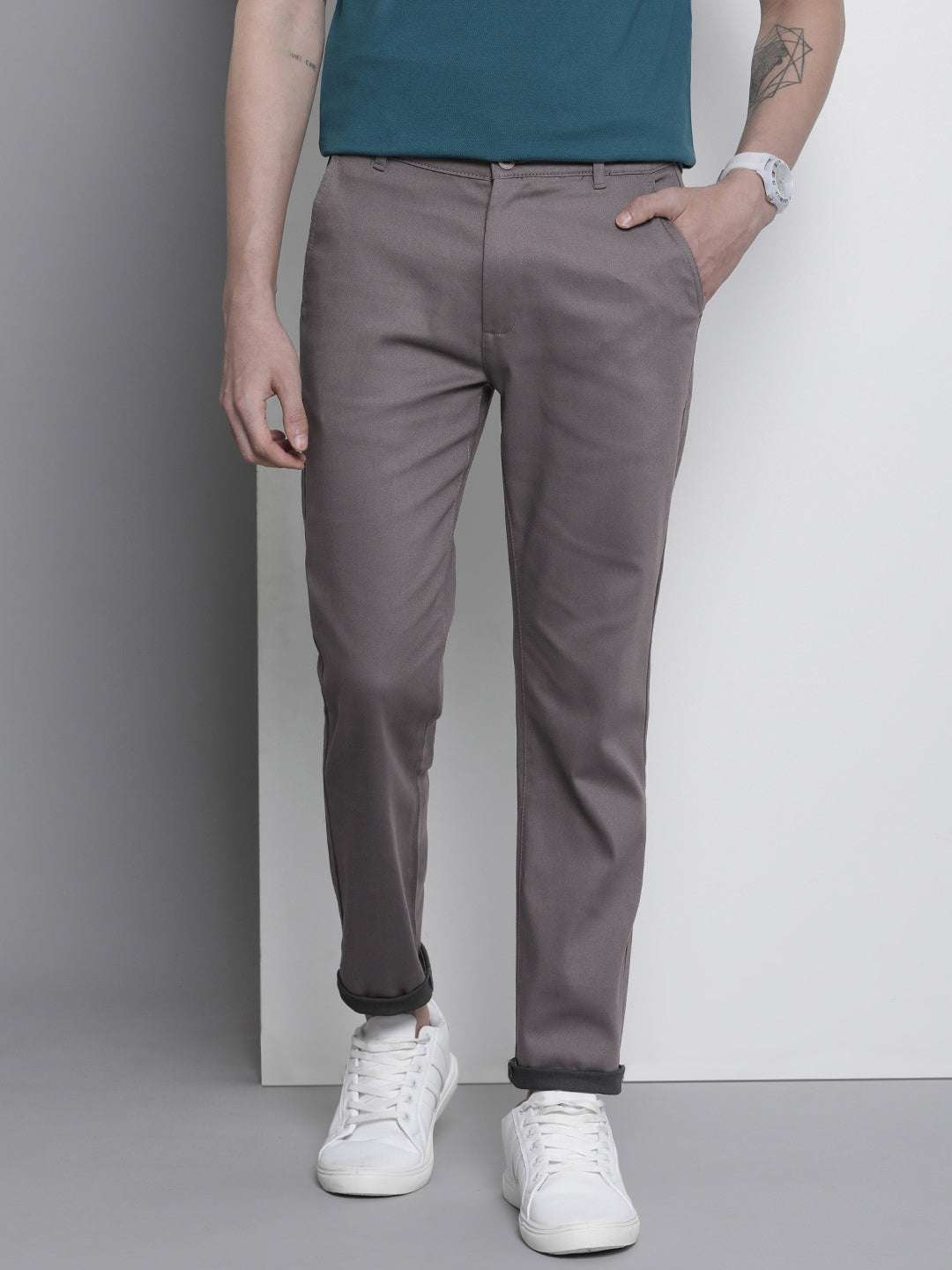 Shop Men Satin Chino Online.