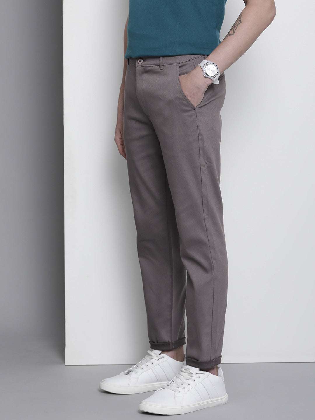 Shop Men Satin Chino Online.