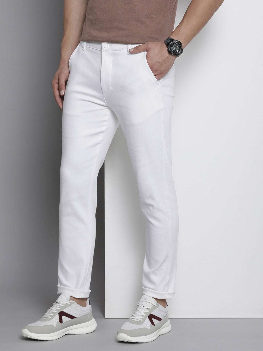 Shop Men Satin Chino Online.