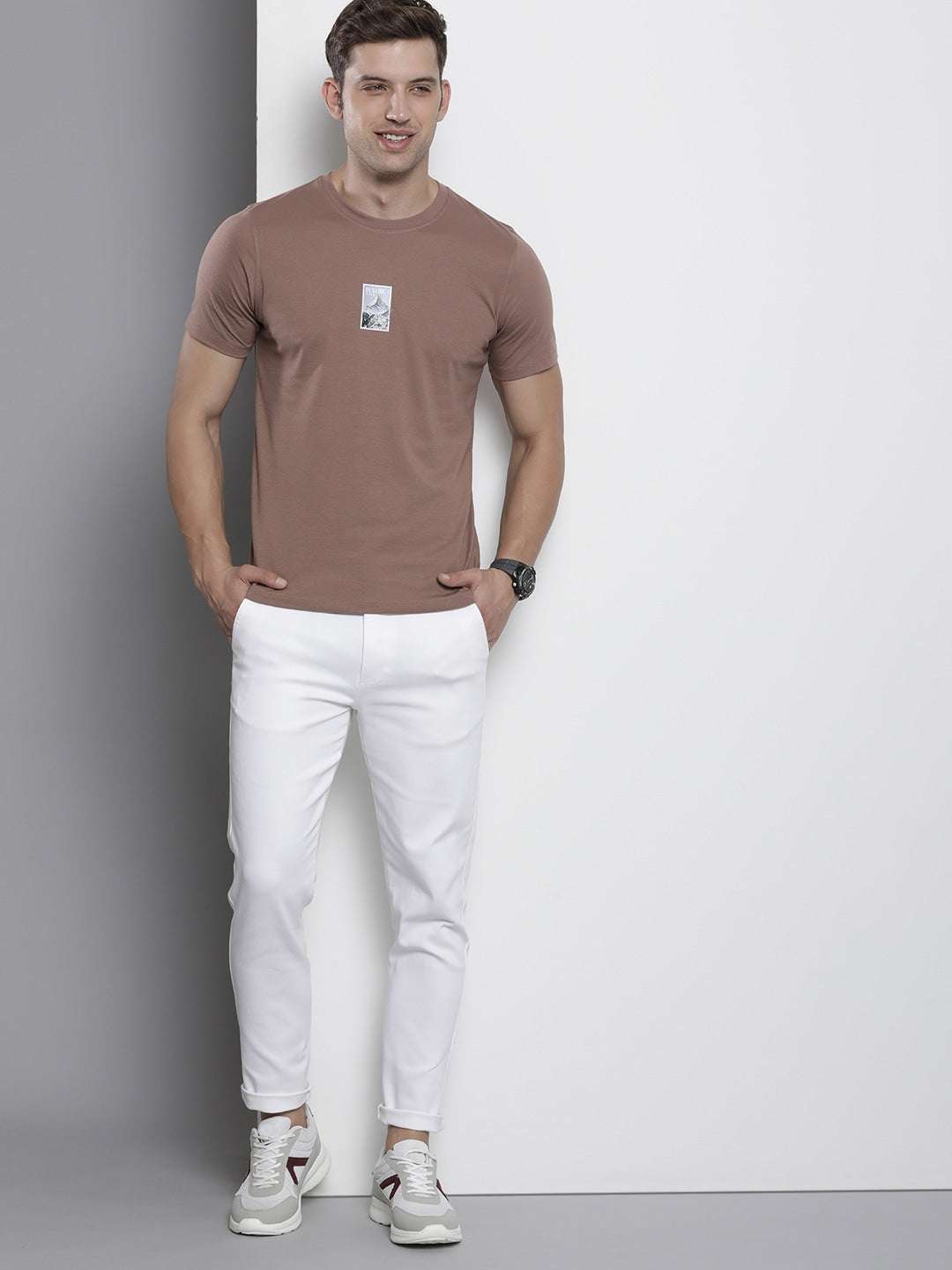 Shop Men Satin Chino Online.