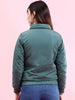 Shop Women Cargo Pocket Crop Winter Jacket Online.