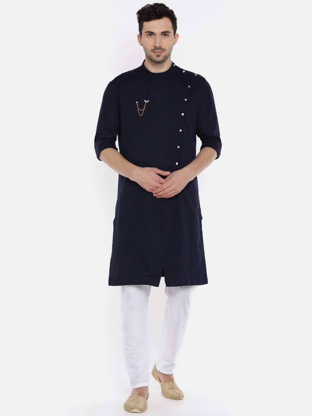 Shop Men Kurta Long Length Online.