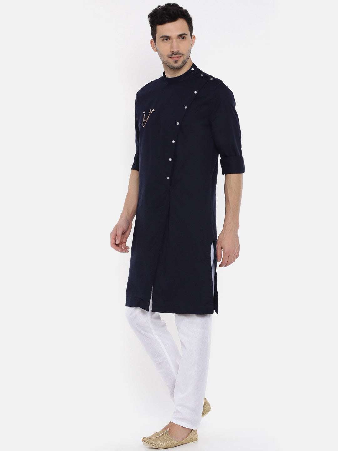 Shop Men Kurta Long Length Online.