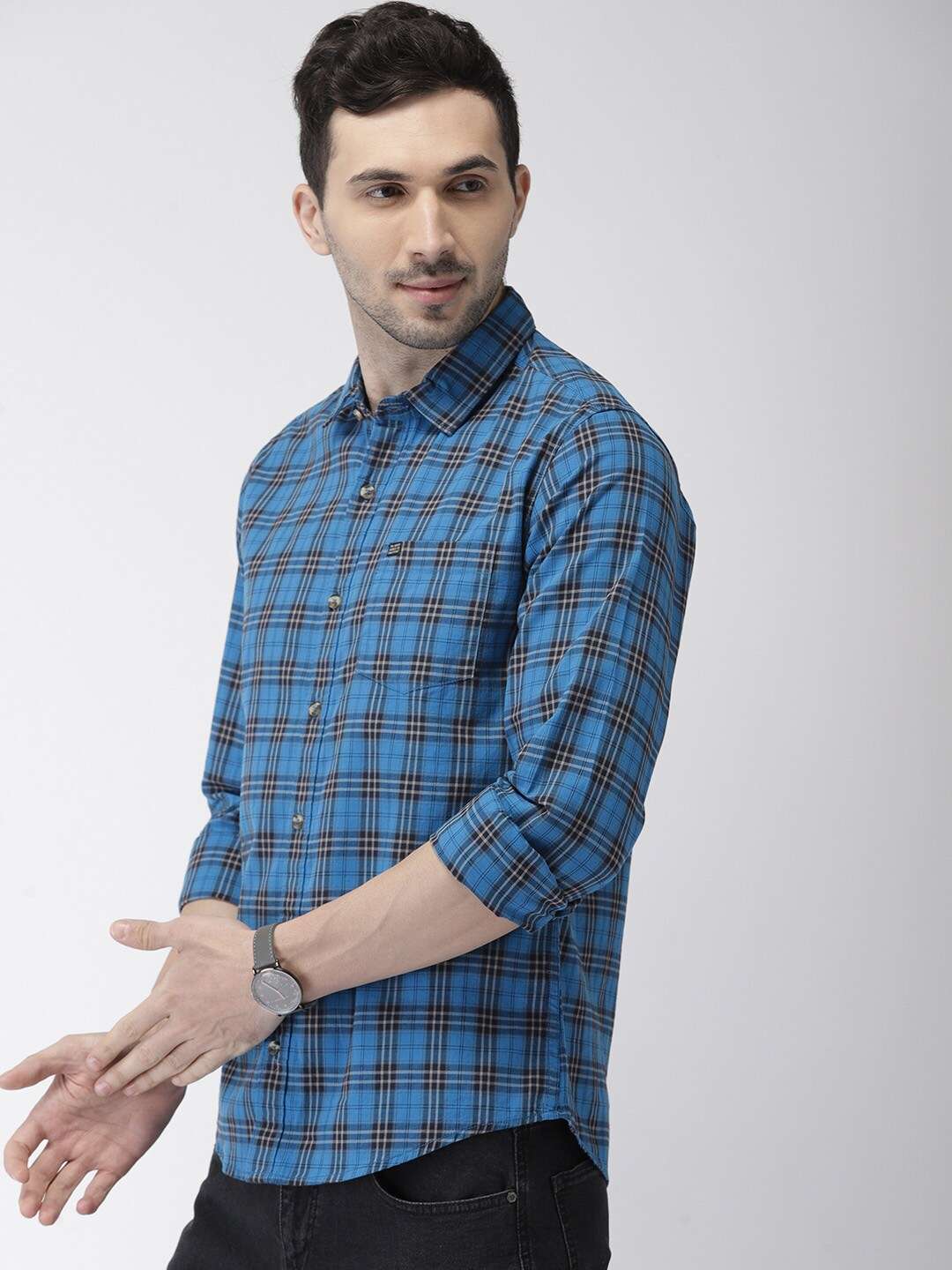 Shop Men Checkered Shirt Online.