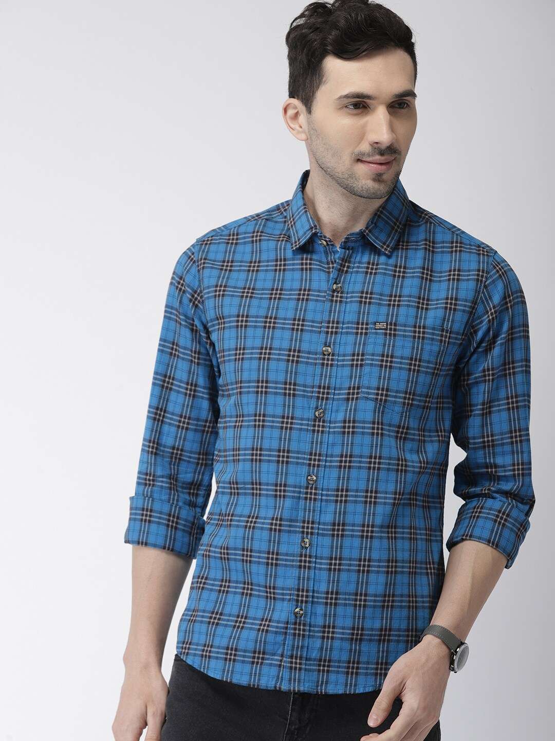 Shop Men Checkered Shirt Online.