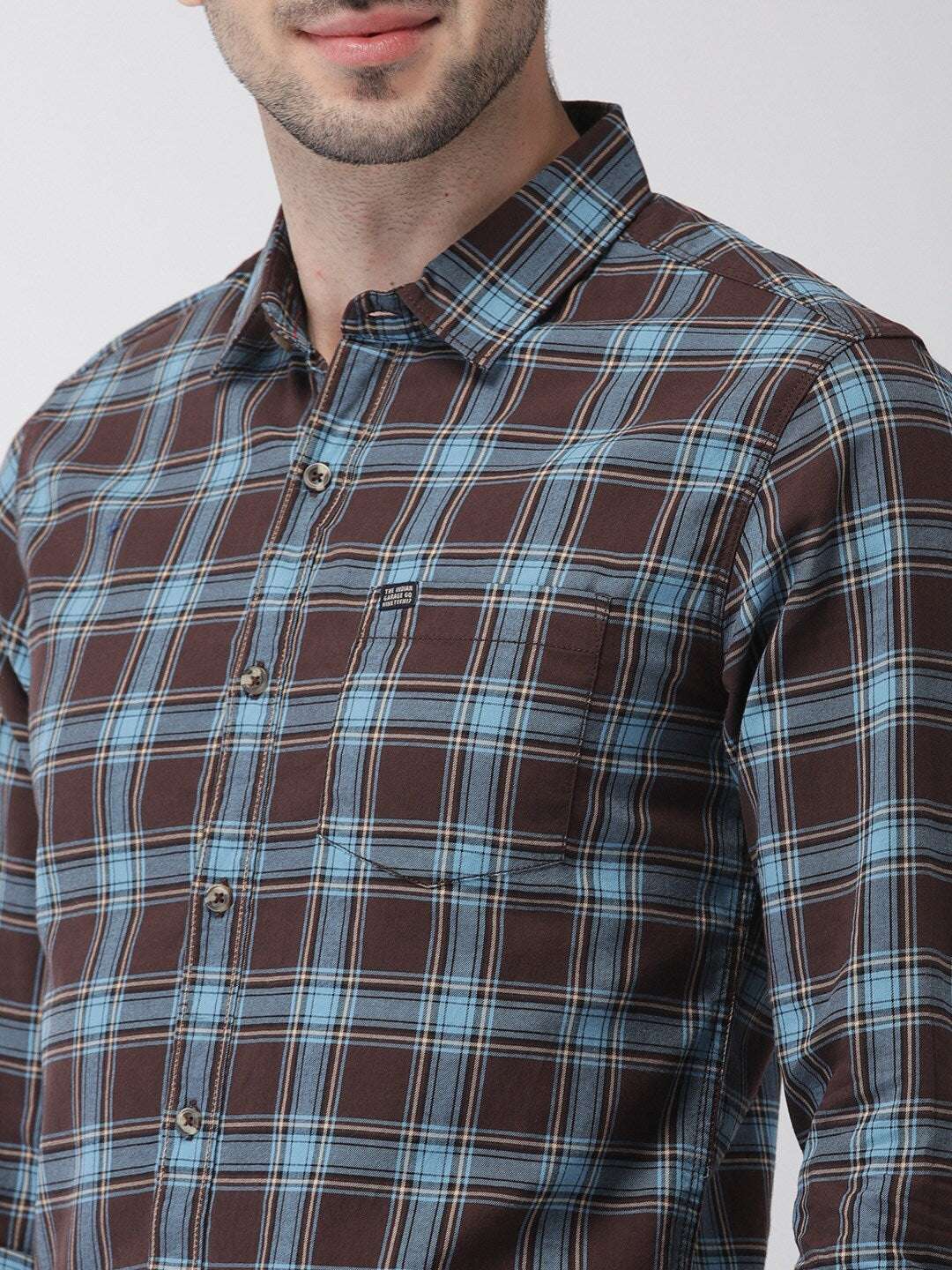 Shop Men Checkered Shirt Online.