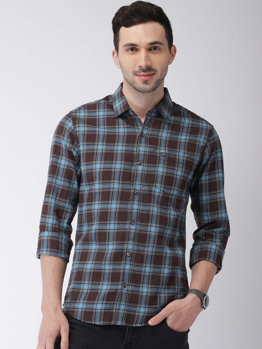 Shop Men Checkered Shirt Online.