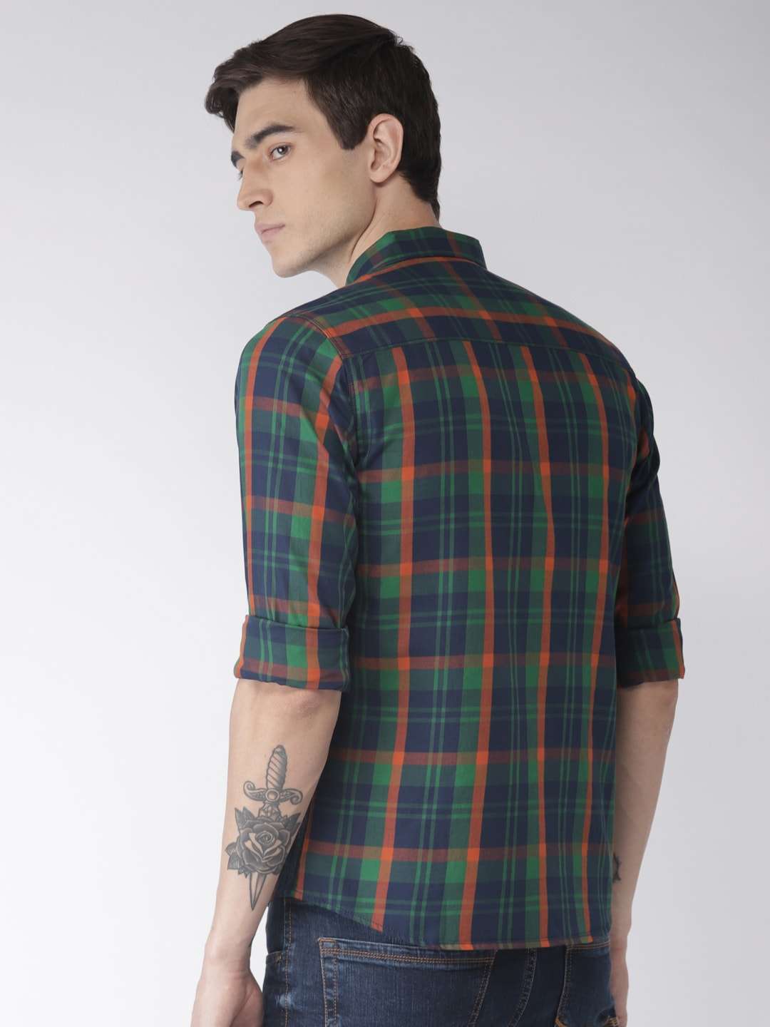 Shop Men Checkered Shirt Online.