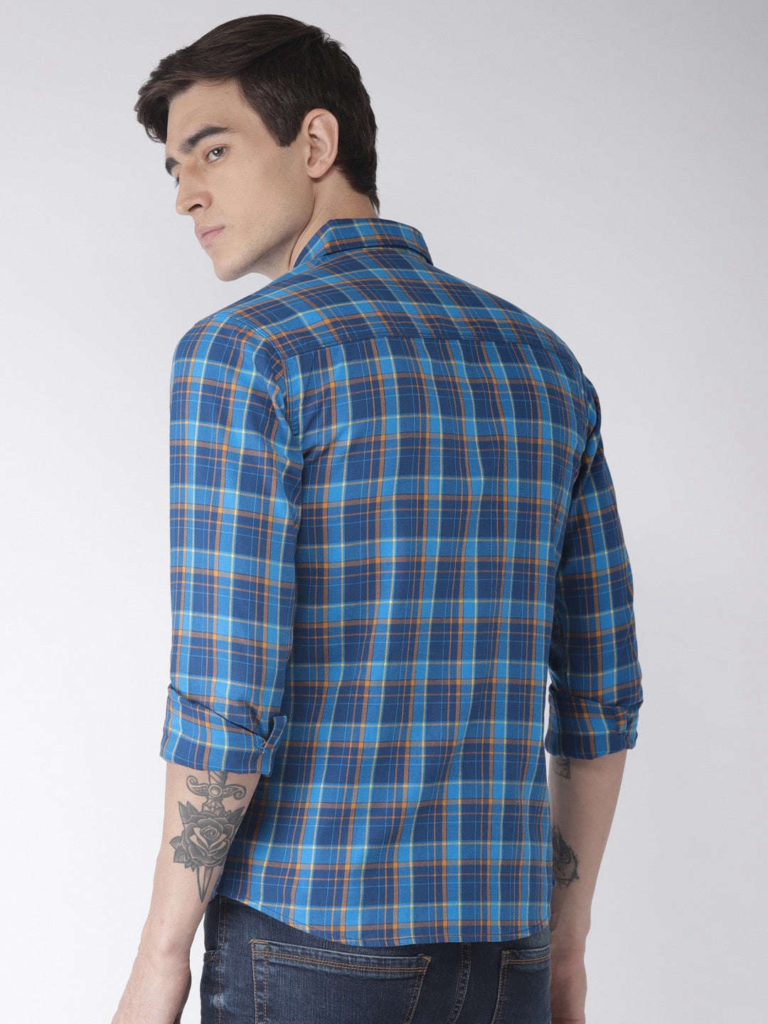 Shop Men Checkered Shirt Online.