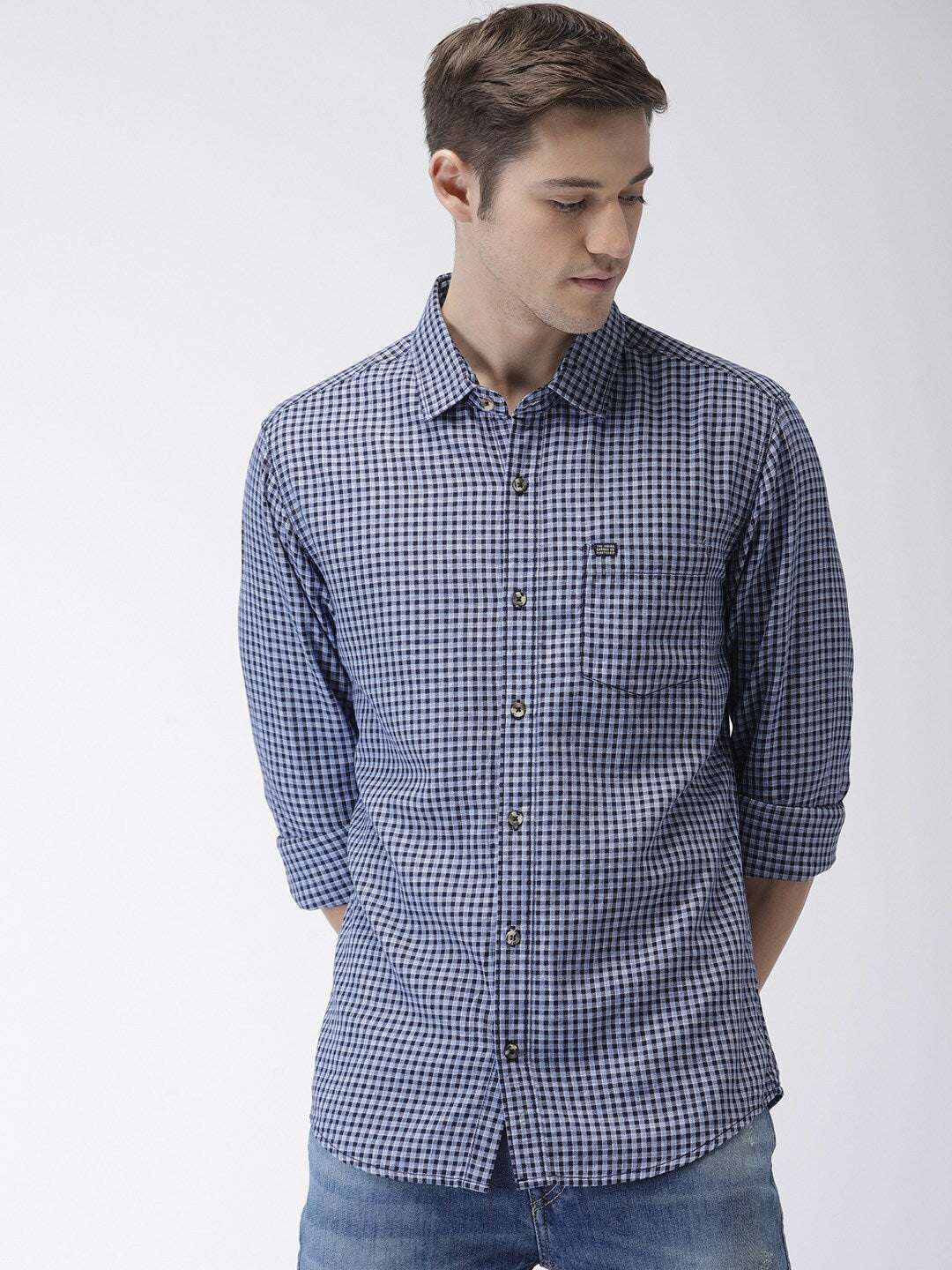 Shop Men Checkered Shirt Online.