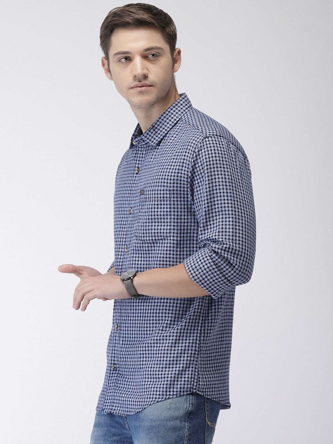 Shop Men Checkered Shirt Online.