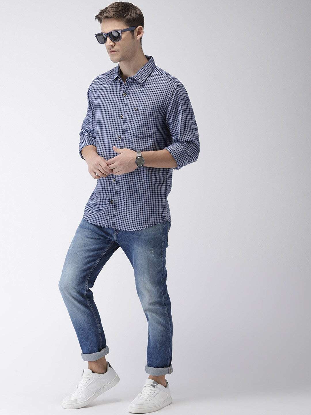 Shop Men Checkered Shirt Online.