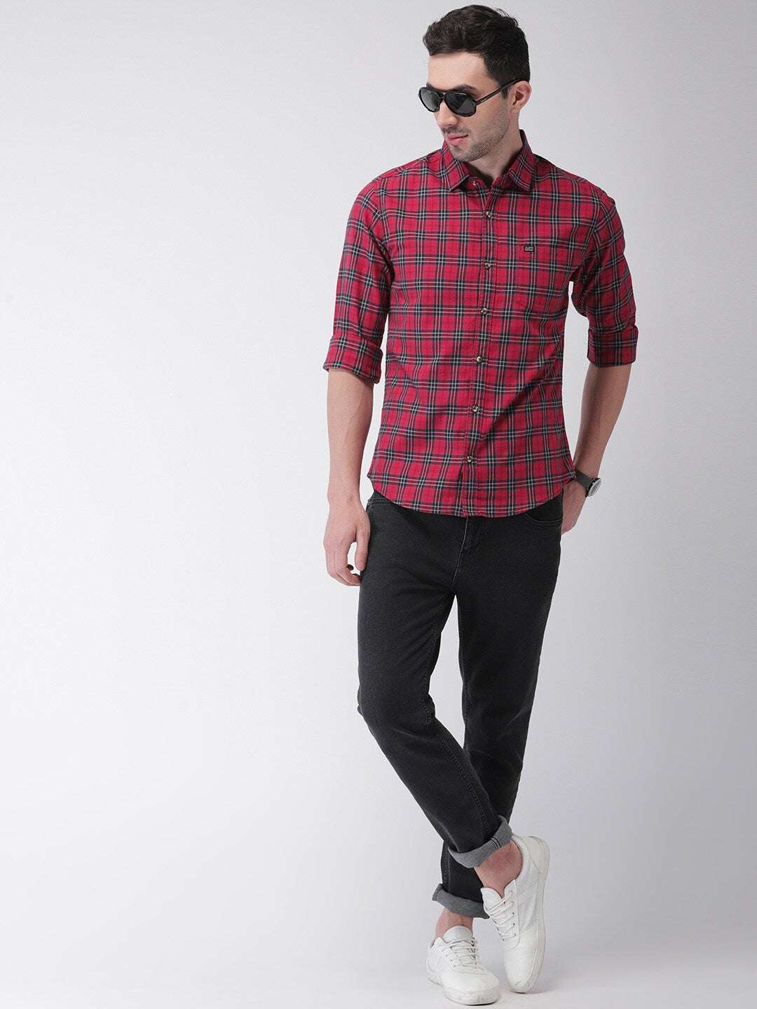 Shop Men Checkered Shirt Online.