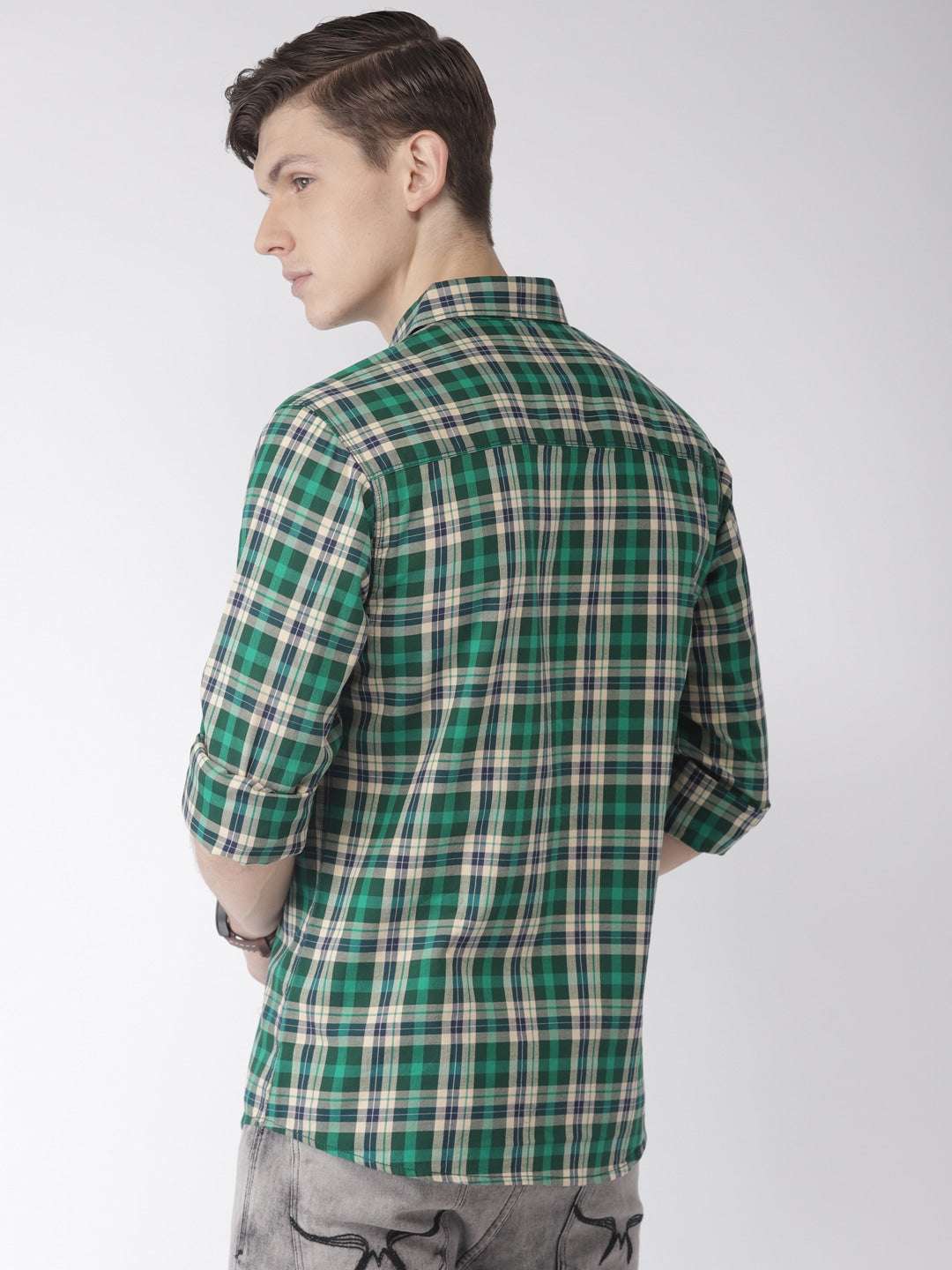 Shop Men Checkered Shirt Online.