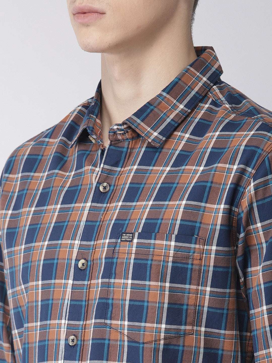 Shop Men Checkered Shirt Online.