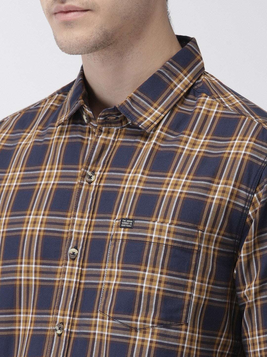 Shop Men Checkered Shirt Online.