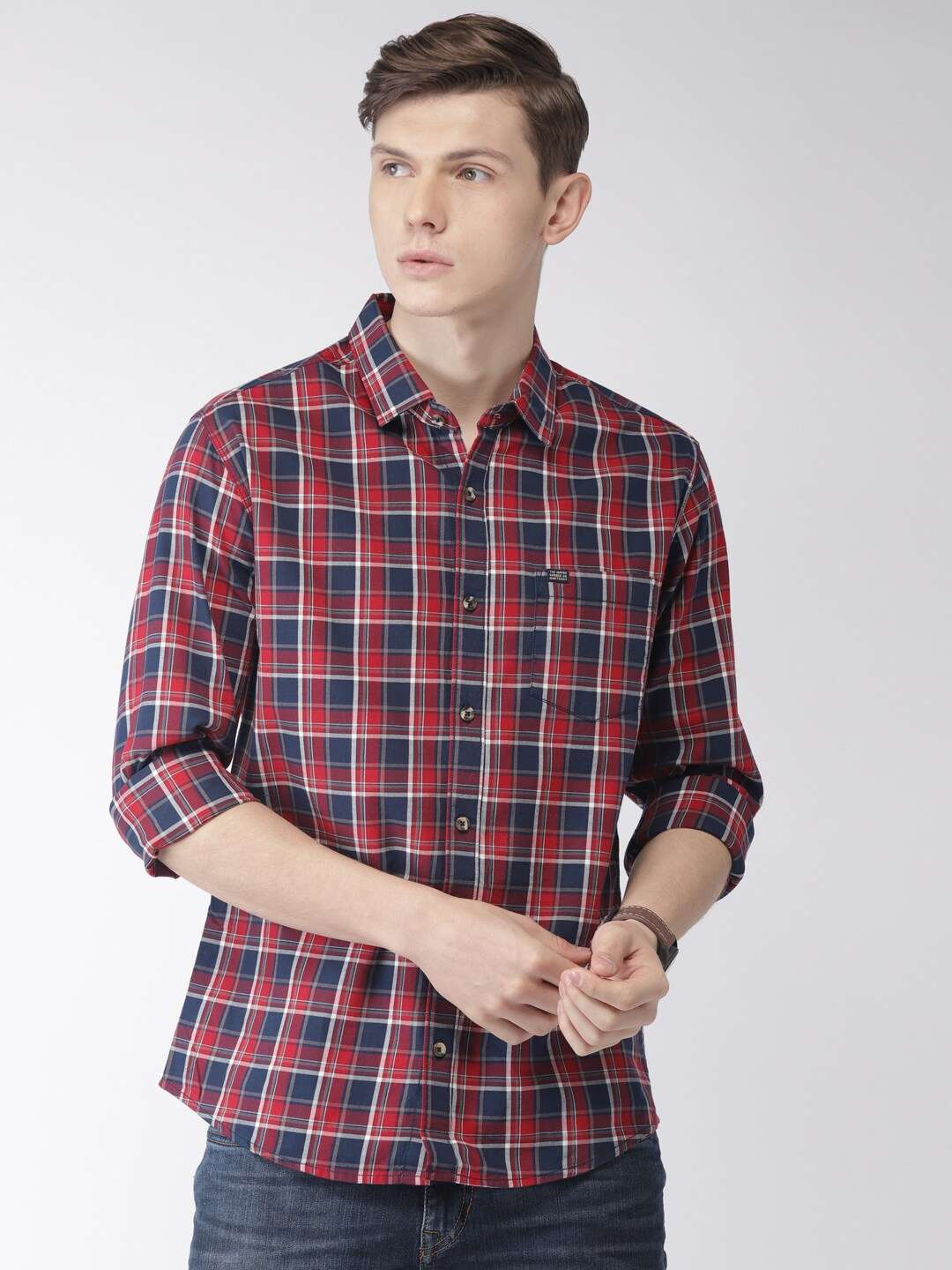 Shop Men Checkered Shirt Online.