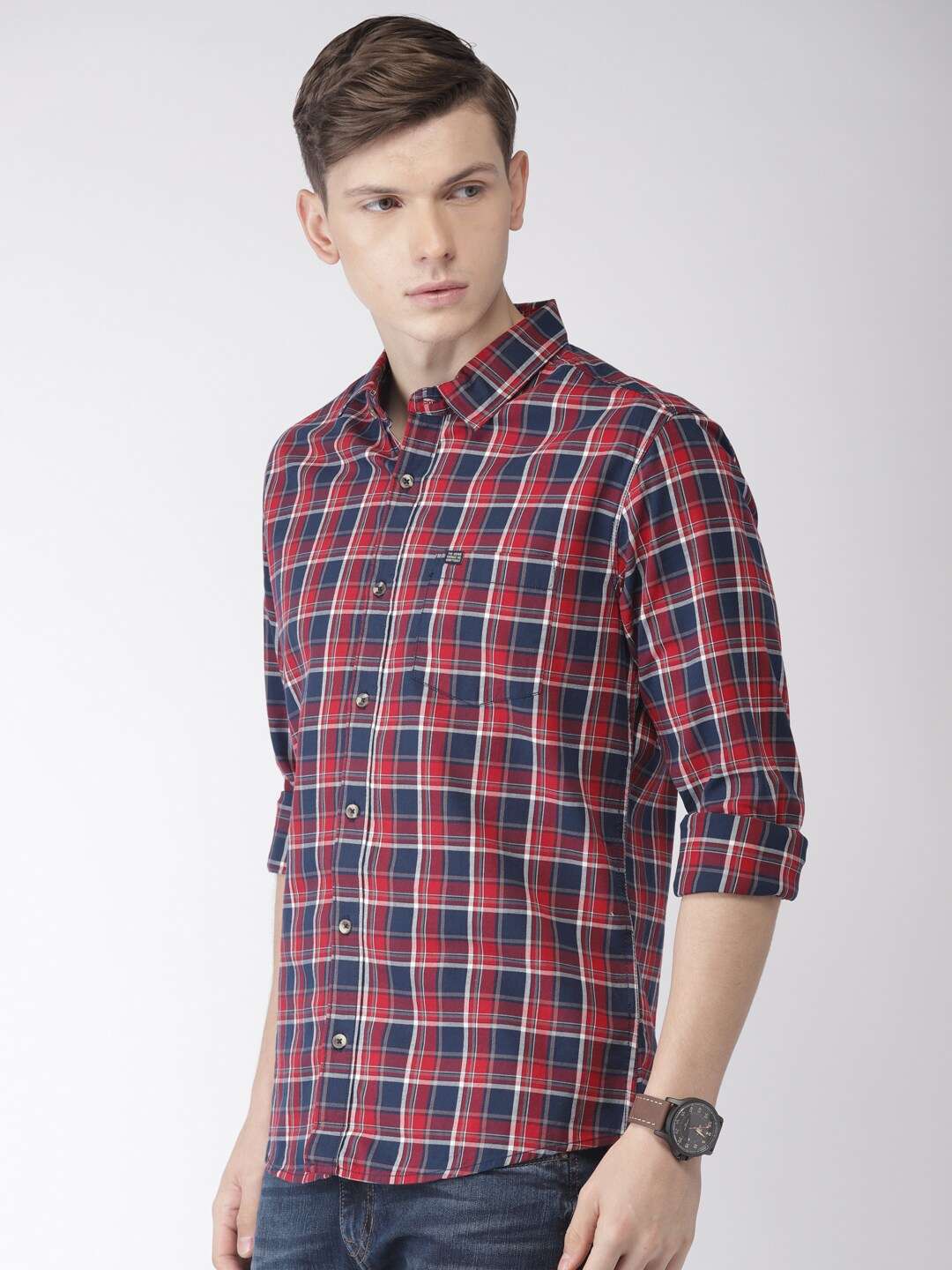 Shop Men Checkered Shirt Online.