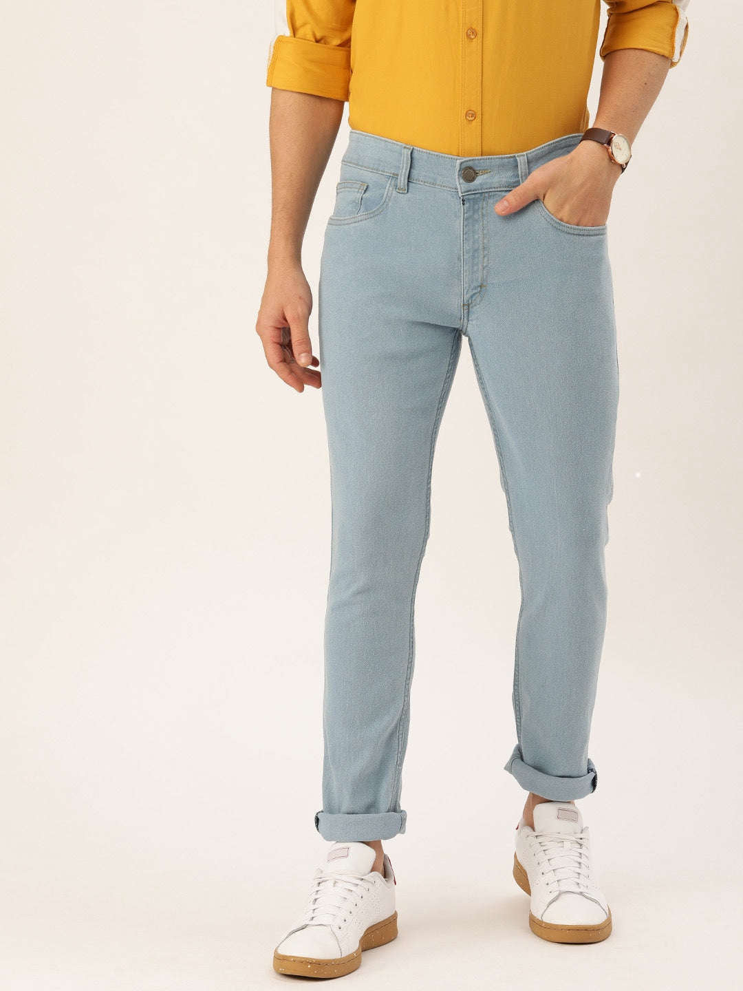 Shop Men Solid Jeans Online.