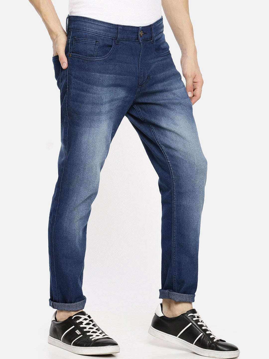 Shop Men Solid Jeans Online.