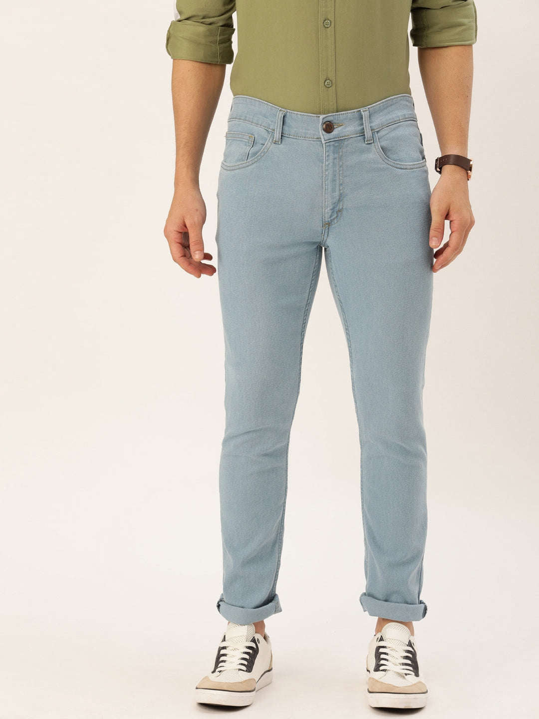 Shop Men Solid Jeans Online.