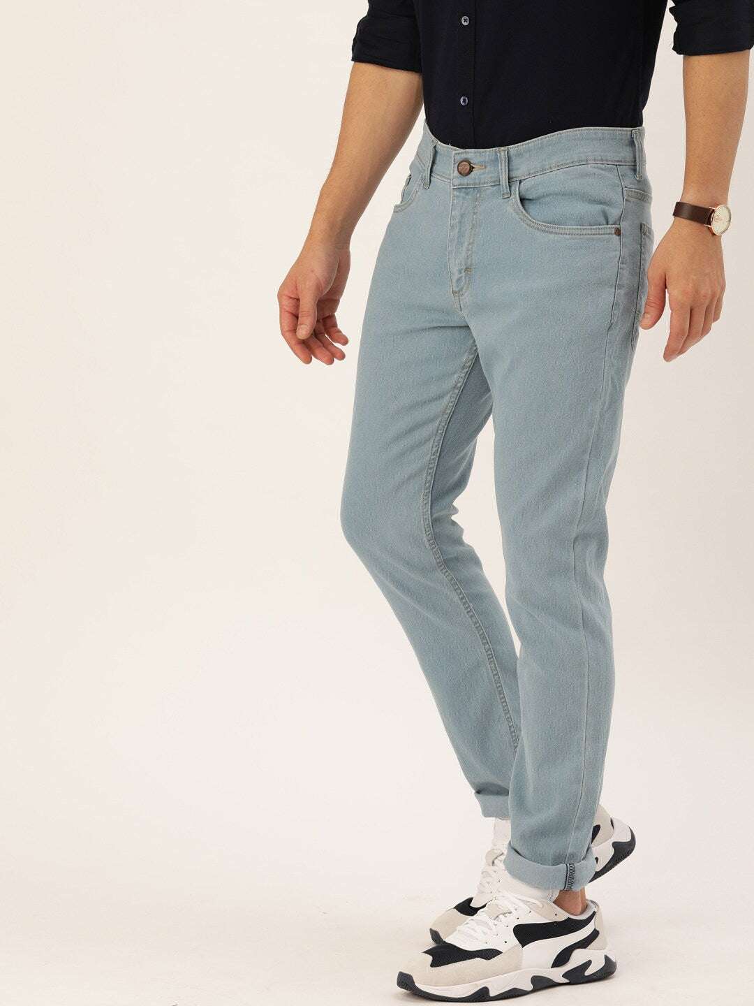 Shop Men Solid Jeans Online.