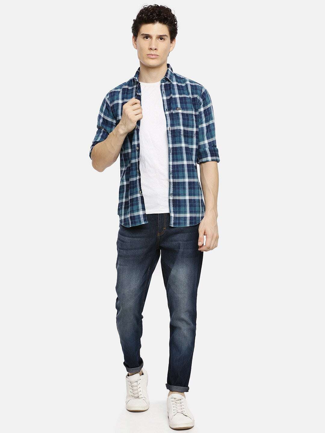 Shop Men Checkered Shirt Online.