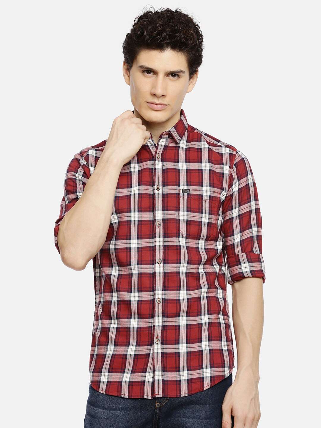 Shop Men Checkered Shirt Online.